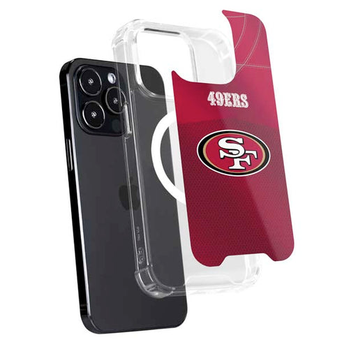 NFL San Francisco 49ers Team Jersey iPhone 15 Pro MagSafe Case